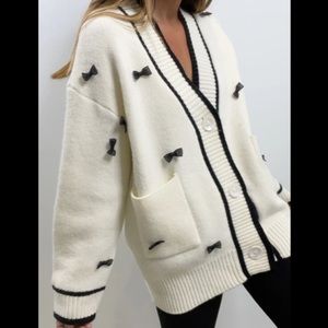 Vita Grace Annie Bow Cardigan